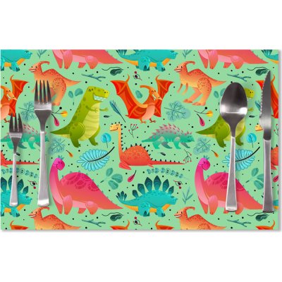 Sablio prostírání Dinosauři v trávě 40x30cm – Sleviste.cz