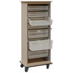 DEXTER 26 ABS vozík boxový, otevřený, 1780x750x520 mm, bříza světlá – Zboží Mobilmania