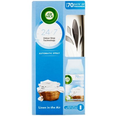 Air Wick Life Scent Freshmatic difuzér a náplň do osvěžovače vzduchu prádlo ve vánku 250 ml