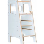 iMex Montessori Dřevěná Učicí věž Decor bílá 79 cm – Zboží Dáma
