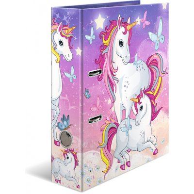 HERMA Pákový pořadač A4 7 cm Unicorn/Jednorožec – Zboží Živě