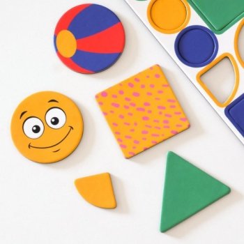 Allboards SHAPES01 Výuková sada magnetů pro děti