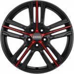 Ronal R57 7x17 4x100 ET45 black red | Zboží Auto