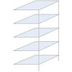 Regál Taranis 200 x 75 x 80 cm 5 polic – HobbyKompas.cz