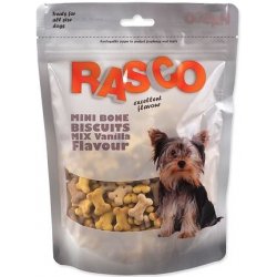 Rasco mini sušenky kosti mix vanilková příchuť 2cm 250 g