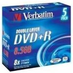 Verbatim DVD+R DL 8,5GB 8x, jewel, 1ks (pe-308191) – Zboží Mobilmania