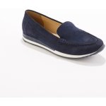 Blancheporte Mokasíny z kožené usně nám.modrá – Zboží Dáma