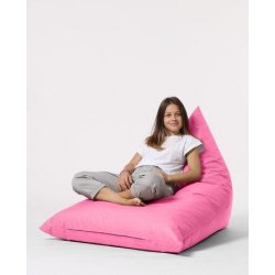 Atelier del Sofa Garden Bean Bag Pyramid Big Bed Pouf růžová