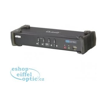 Aten CS-1764A DataSwitch elektronický 4:1 (kláv.,DVI,myš,audio) USB + 2 USB periferie