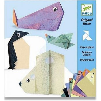 Origami skládačka - polární zvířátka –