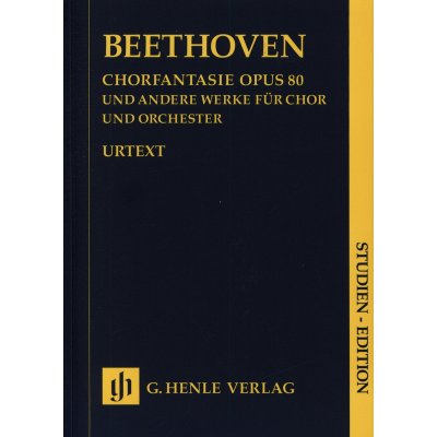 Beethoven Choral Fantasy In C Minor Op. 80 Study Score noty na pro orchestr, pěvecký sbor – Zbozi.Blesk.cz