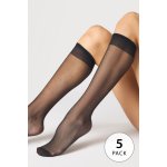 Lady B 5PACK Silonové podkolenky 20 DEN černá – Sleviste.cz