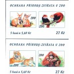 (2001) ZS 88 - 89 - Česká pošta - Ochrana přírody - zvířata v ZOO – Hledejceny.cz