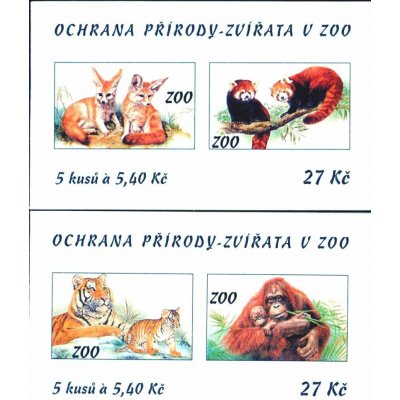 (2001) ZS 88 - 89 - Česká pošta - Ochrana přírody - zvířata v ZOO – Hledejceny.cz