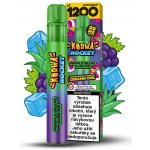 Kurwa Rocket Purple Grape Aloe Ice 20 mg 1 200 potahů – Zboží Mobilmania