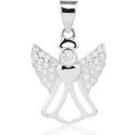 Nubis Stříbrný přívěsek andílek NB 4522 – Sleviste.cz
