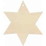 LYMFY Hvězdička 9,2x9,2cm přírodní dřevo – Hledejceny.cz