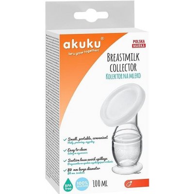 AKUKU ruční kolektor silikonový 100 ml – Zboží Dáma