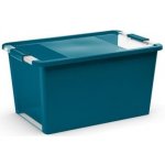 KIS Box Bi-Box L 40L tyrkysový 35x55x28 cm s víkem – Hledejceny.cz