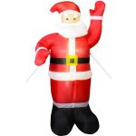 Ruhhy 22624 Nafukovací LED Santa – Hledejceny.cz