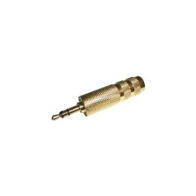 Redukce zástrčka Jack 3.5 stereo/ 6.3 stereo zásuvka zlatá – Hledejceny.cz