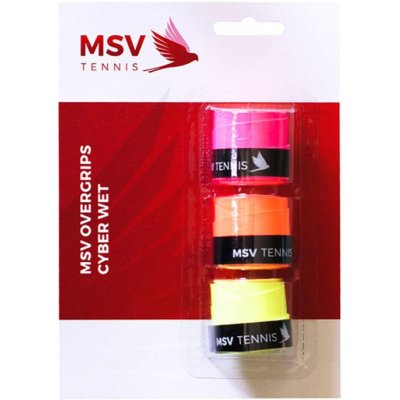 MSV Cyber Wet Overgrip multicolor 3ks