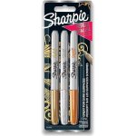 Sharpie Metallic Fine 3 ks 2027 – Zboží Mobilmania