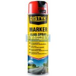 Den Braven Značkovací sprej – Marker fluo červená 500ml DISTYK – HobbyKompas.cz