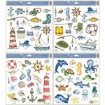 Anděl okenní fólie moře a ryby 30 x 33,5cm 6872 245330 – Sleviste.cz