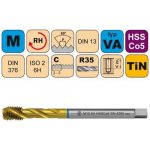 Závitník strojní M14x2 ISO2 HSSCo5 TiN DIN 376 RSP35 – Hledejceny.cz
