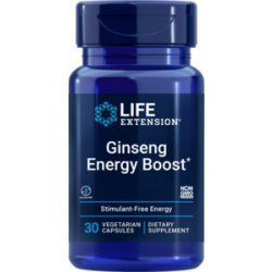 Life Extension Ginseng Energy Boost 30 vegetariánská kapsle 200 mg