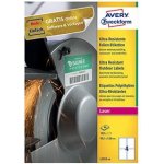 Avery Zweckform Etikety pro laser 10 listů A4 bílé 99,1 x 139 mm ultra odolné vůči počasí L7915-10 – Hledejceny.cz