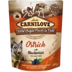 Carnilove Dog Pouch Paté Ostrich with Blackberries 300 g – Sleviste.cz