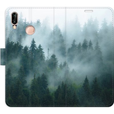 Pouzdro iSaprio Flip s kapsičkami na karty - Dark Forest Huawei P20 Lite – Zboží Mobilmania