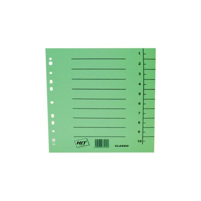 HIT Rozdružovač A4 zelený, 100 ks – Zboží Dáma