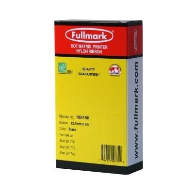 FULLMARK kompatibilní páska do tiskárny, RC700, černá, pro Star SP 712, SP 742 (N641BK)