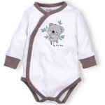 NINI Zavinovací body dlouhý rukáv Koala BÍLÉ – Zboží Mobilmania