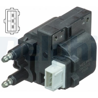 Zapalovací cívka DELPHI GN10828-12B1 (GN1082812B1) – Hledejceny.cz