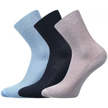 BOMA 3 páry ponožky ROMSEK mix kluk 100% bavlna
