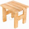 Zahradní židle a křeslo DEOKORK Masivní dřevěná zahradní stolička TEA 03 o síle 38 mm