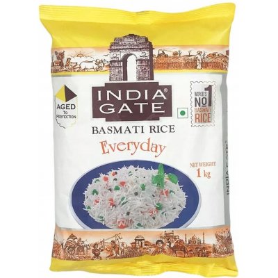 India Gate Basmati rýže Everyday 1 kg – Zbozi.Blesk.cz