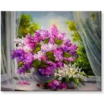 Malování podle čísel Květina v okně – Sleviste.cz
