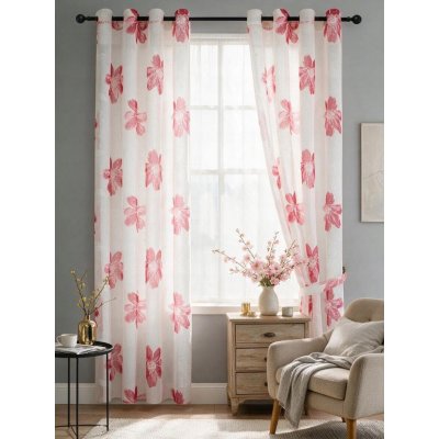 HomeView HOTOVÁ ZÁCLONA 140x250 BARVENÁ VOÁL ZÁVĚSA OKA 123 – Hledejceny.cz