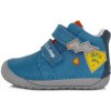 Dětské kotníkové boty D.D.Step dětská barefoot obuv S070 262 Bermuda Blue