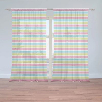 Záclony Proužky: 2 ks - 150x250 cm - Sablio – Hledejceny.cz