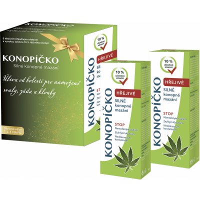 Konopíčko Hřejivé konopné mazání 200 ml – Hledejceny.cz