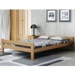 AMI Nábytek masiv VitBed Fumi dub s roštem – Zboží Dáma