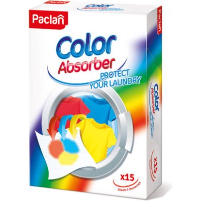 Paclan Color Absorber Ubrousky proti zbarvení prádla 15 ks