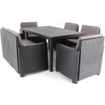 IPAE-PROGARDEN Sestava zahradního nábytku IPAE SICILIA DeLuxe SET 6 umělý ratan – Hledejceny.cz