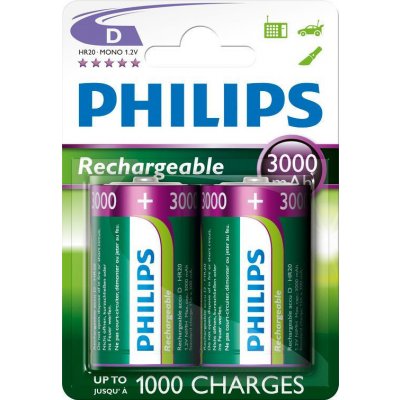 Philips MultiLife D 3000 mAh 2 ks PHIL-R20B2A300/10 – Zbozi.Blesk.cz